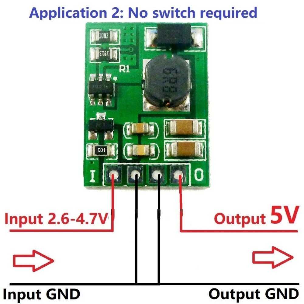 Enable Dc Dc Step Up Boost Converter V V V V