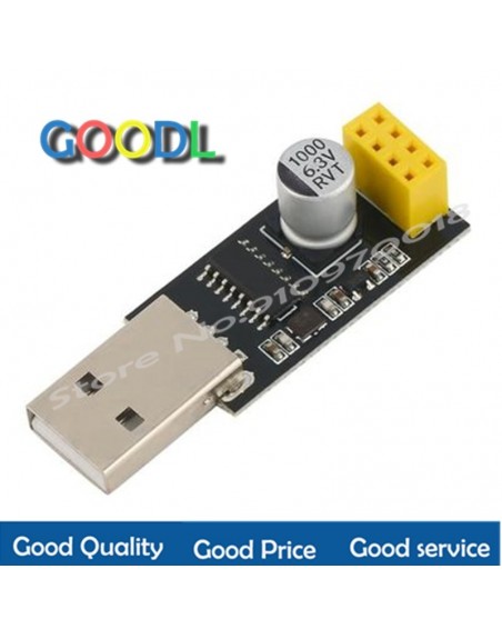 ESP 01S ESP01 UART GPIO0 ESP 01 programozó adapter ESP8266 CH340G USB