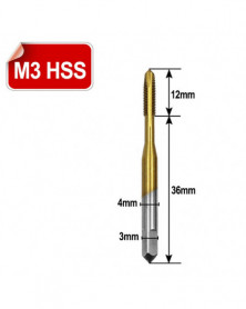 1db-M3 - HSS titán bevonatú...