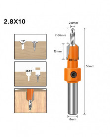 2,8 mm * 10 mm - Hatszög...