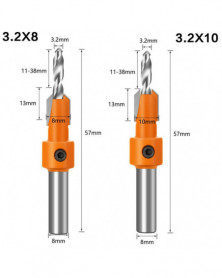 3,2 * 8mm   3,2 * 10mm - A...