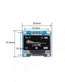 Nincs szín - 0,96 &quot I2C...