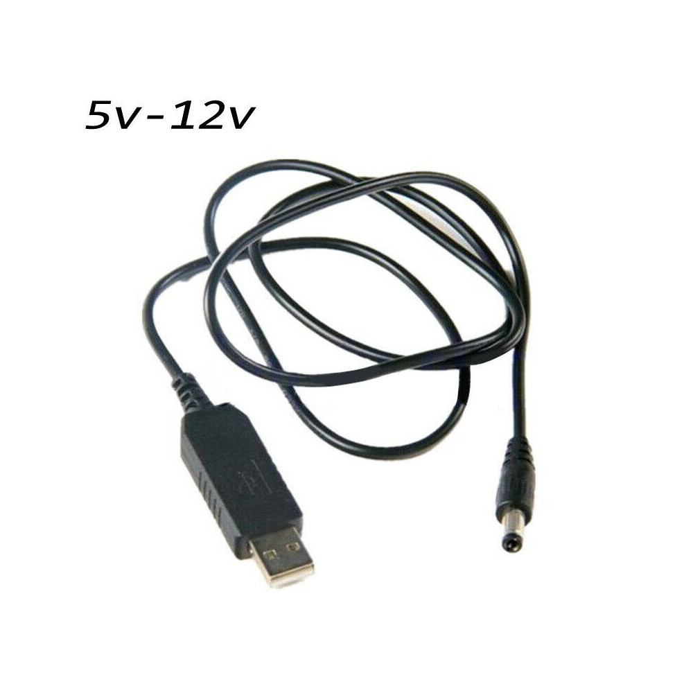 USB DC 5V to DC 12V Step up Cable Module Converter 2.1x5.5mm Male