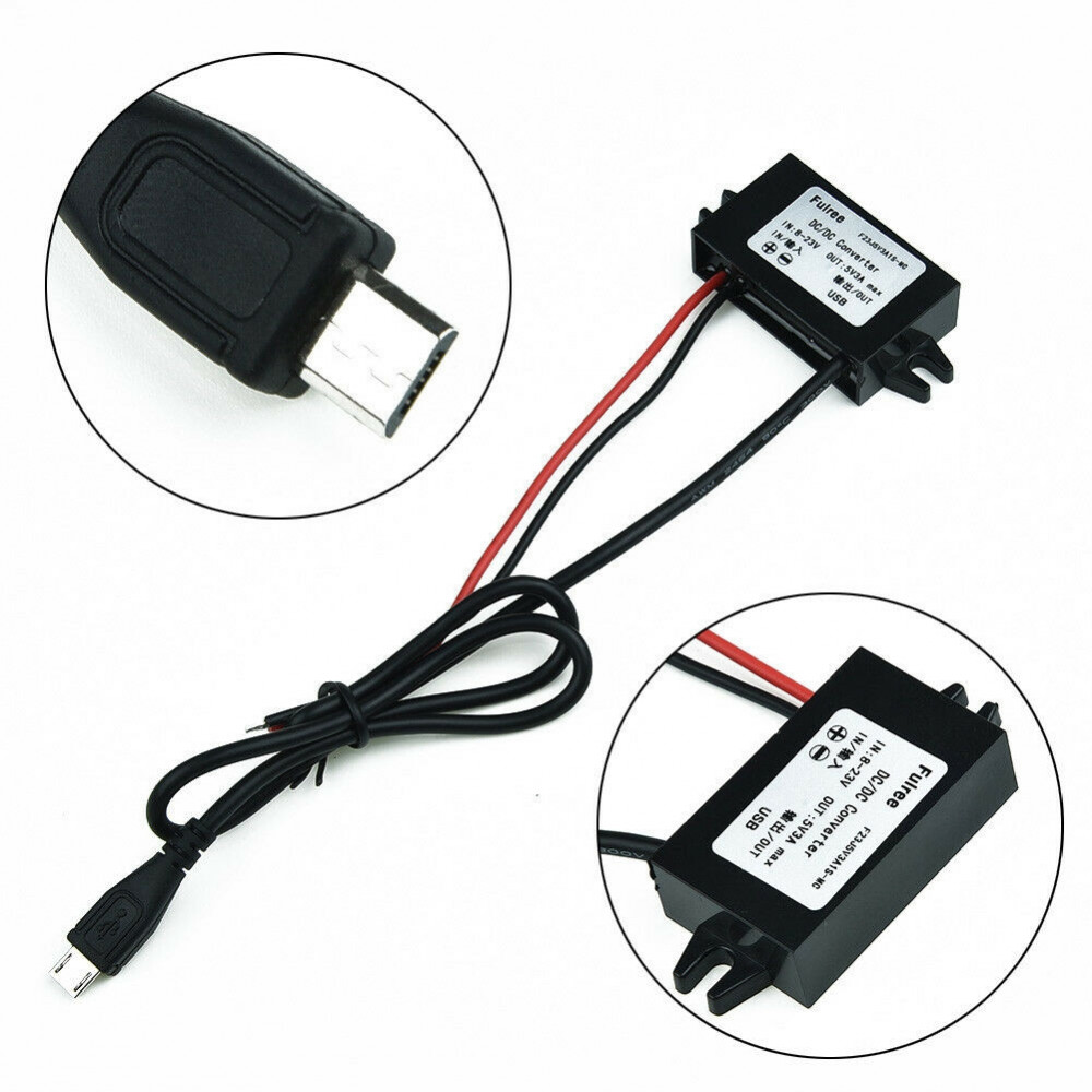 Mikro USB (2. modell) - Lépjen le a DC 12V to5V 3A 15W DC Mini / Micro /  Dual USB hálózati adapter átalakító tetejéről