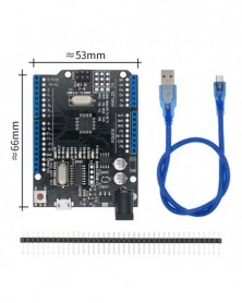 Kék USB kábellel - UNO R3...