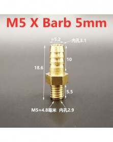 Szín: M5 - Barb 5mm - Mini...