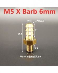 Szín: M5 - Barb 6mm - Mini...