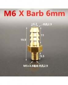 Szín: M6 - Barb 6mm - Mini...