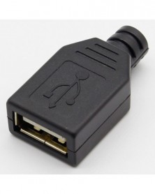 10db A típusú női USB 4 tűs...