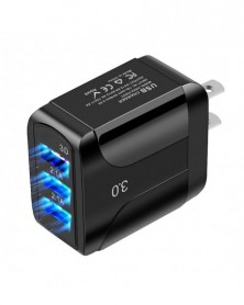 A - US QC 3.0 3A 4 USB...