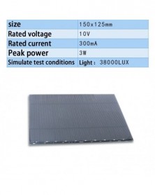 10V 3w 150X125mm -...