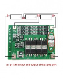 3S 25A Li-ion 18650 BMS PCM...