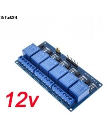 12V 6 csatornás relé - 5v...