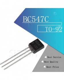 100db/zsák BC547C TO-92 45V...