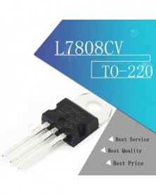 10 DB L7808CV TO220 L7808...