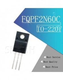 10 DB FQPF2N60C TO-220f...