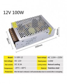 12V 100W - Kapcsoló...