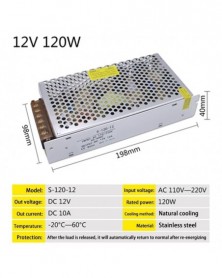 12V 120W - Kapcsoló...