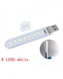 8 db fehér LED - USB LED...