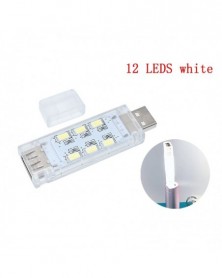 12 LED fehér - USB LED...