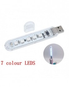 7 színű LED - USB LED...