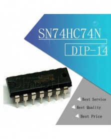 10 DB SN74HC74N DIP14...