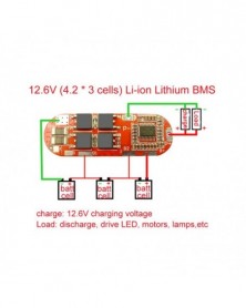 3S BMS 25A 12,6V - BMS 25A...