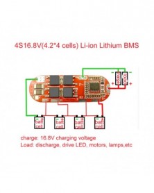 4S BMS 25A 16,8V - BMS 25A...