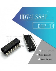 10 DB HD74LS86P DIP14...