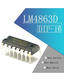 10 DB/tétel LM4863D DIP16...