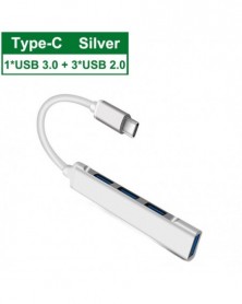 USB C HUB 3.0 Type C 4 Port...