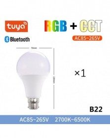 Csomag: B22 1db - Tuya 10 W...