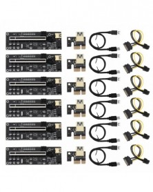 Szín: 6db Riser 011 - PCIE...