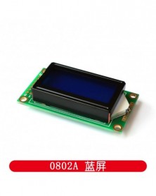 Kék - 8 x 2 LCD modul 0802...
