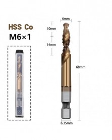 M6 - 1 db M35 HSS...