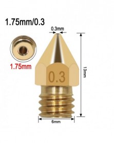 1,75 mm - 10 db Mk8 fúvókák...