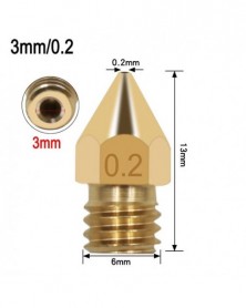 3 mm - 10 db Mk8 fúvókák 3D...