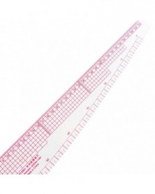 2021 New Arrival Multifunction 6501 Plastic French Curve Sewing Ruler  Measure Tailor Ruler Making Clothing 360 Degree Bend Ruler Tools  transparent 