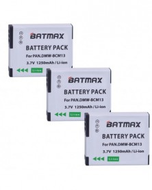 3x 1250 mAh DMW-BCM13E...