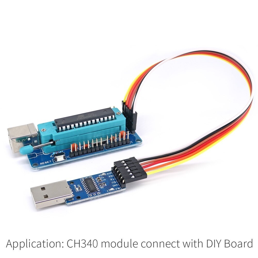 OPEN-SMART DIY ATmega328P fejlesztői kártya CH340 modul USB kábel a TTL ...