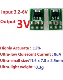 2x 3,3-6V – 3V DC-DC...