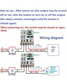 DC 2-18V 2A LED Vezérlő...