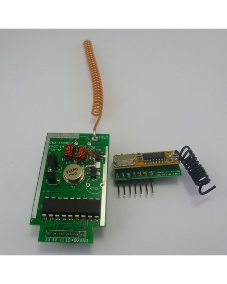 433 MHz-es PT2262 PT2272 EV1527 Arduino kódoló dekóderhez RF Delay ...