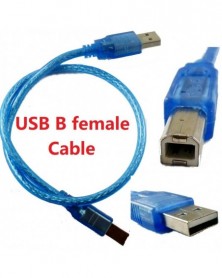 Szín: 50 cm-es USB B kábel...