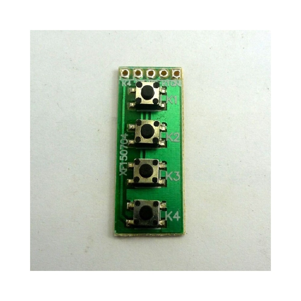 2db 4 gombos billentyűs kapcsoló billentyűzet mátrix tábla Arduino UNO ...