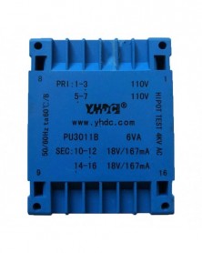 PU3011B YHDC 6VA 2*115V...