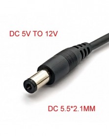 Szín: DC5,5-2,1 12V - USB...