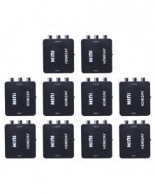 10X MINI HDMI - 3RCA CVBS...