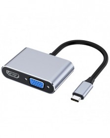 Szín: Szürke - USB C-HDMI...