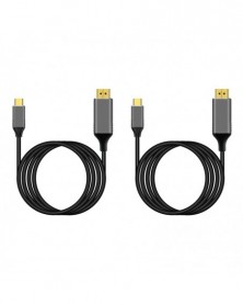 Fekete szín - 2X USB C-HDMI...